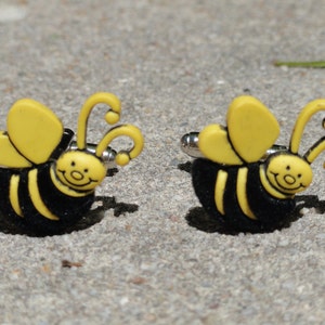 Bee Cufflinks, Lapel Pins, Tie Bars, Earrings, Jewelry and Accessories