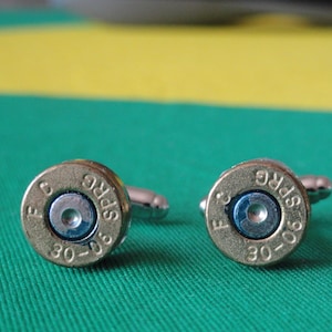 Manly .30-06 Cufflinks, Lapel Pins, Tie Bars, Earrings, Jewelry and Accessories
