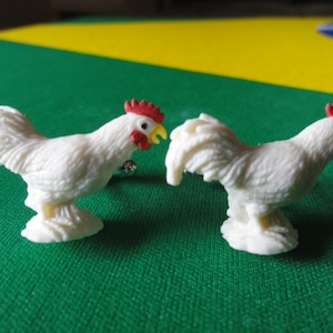 Rooster or Chicken Cufflinks, Lapel Pins, Tie Bars, Earrings, Jewelry and Accessories