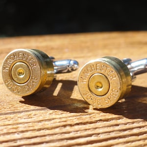 Winchester .30-06 Cufflinks, Lapel Pins, Tie Bars, Earrings, Jewelry and Accessories
