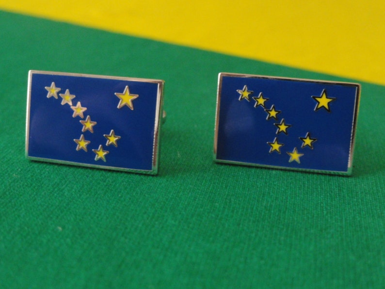 Alaskan Flag Cufflinks
