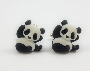 Panda Cufflinks, Lapel Pins, Tie Bars, Earrings, Jewelry and Accessories
