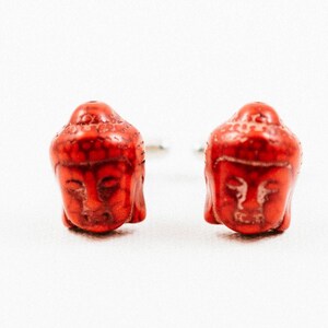 Red Buddha Cufflinks