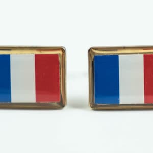 French Flag Cufflinks, Lapel Pins, Tie Bars, Earrings, Jewelry and Accessories