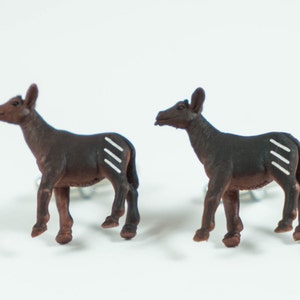 Okapi Cufflinks, Lapel Pins, Tie Bars, Earrings, Jewelry and Accessories