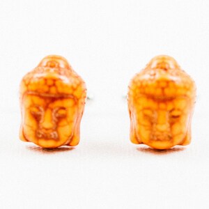 Orange Buddha Cufflinks
