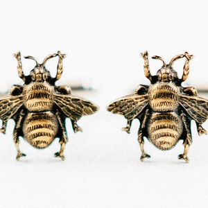 Honey Bee Cufflinks, Lapel Pins, Tie Bars, Earrings, Jewelry and Accessories