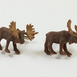 Moose Cufflinks, Lapel Pins, Tie Bars, Earrings, Jewelry and Accessories