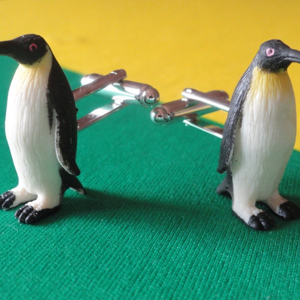 Emperor Penguin Cufflinks, Lapel Pins, Tie Bars, Earrings, Jewelry and Accessories