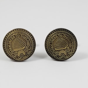 Salt Lake City Temple Doorknob Cufflinks, Lapel Pins, Tie Bars, Earrings, Jewelry and Accessories