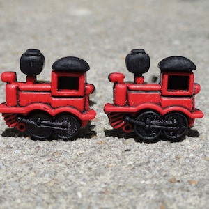 Train Cufflinks, Lapel Pins, Tie Bars, Earrings, Jewelry and Accessories