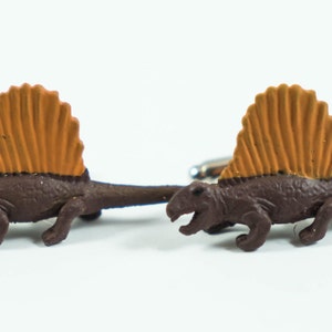 Dimetrodon Dinosaur Cufflinks