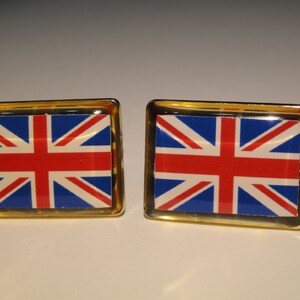 United Kingdom Flag Cufflinks, Lapel Pins, Tie Bars, Earrings, Jewelry and Accessories