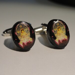 Buddha Cufflinks Jewelry and Accessories