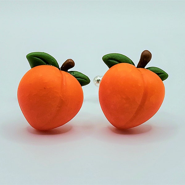Peach Earrings Etsy