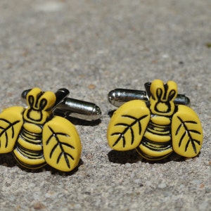 Bee Cufflinks, Lapel Pins, Tie Bars, Earrings, Jewelry and Accessories