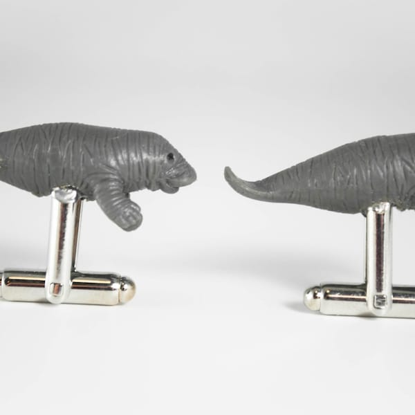 Manatee Cufflinks, Lapel Pins, Tie Bars, Earrings, Jewelry and Accessories