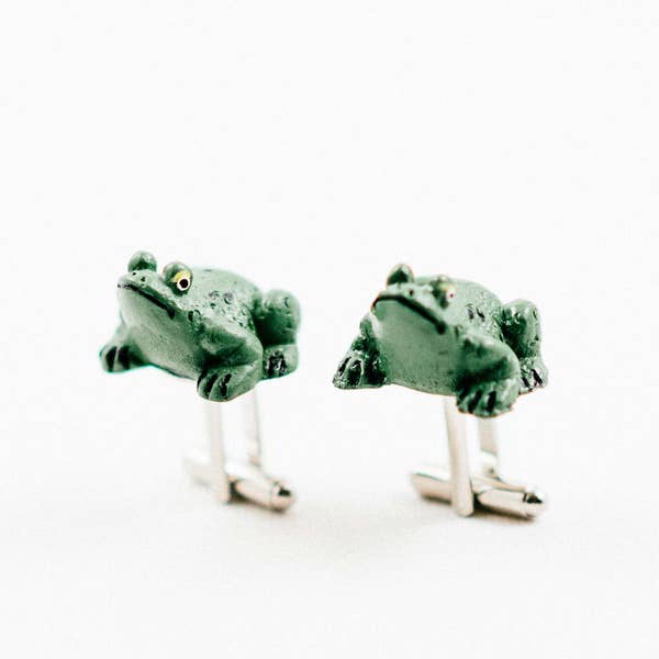 Frog Cufflinks, Lapel Pins, Tie Bars, Earrings, Jewelry and Accessories