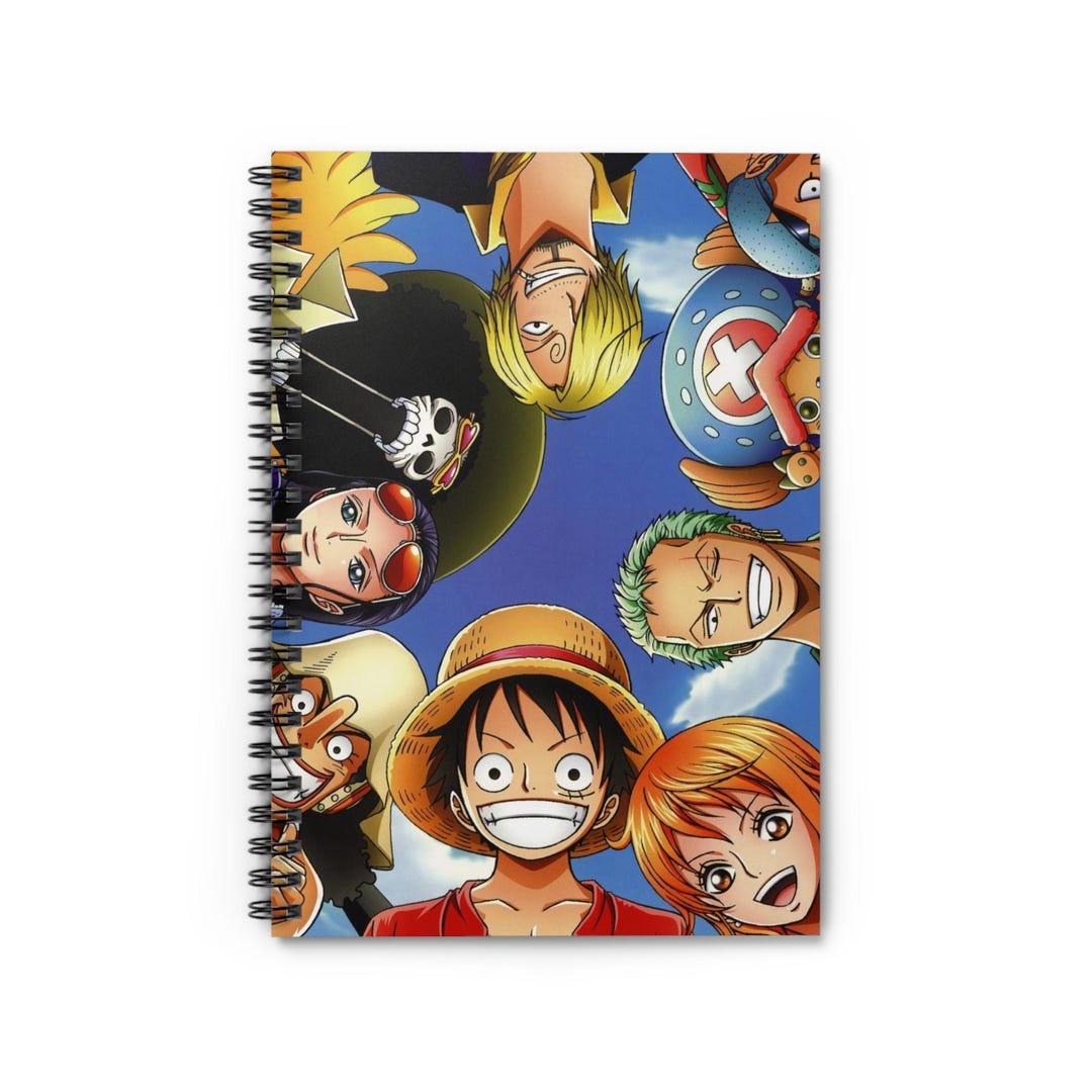 Straw Hat Crew Spiral Notebook - Etsy