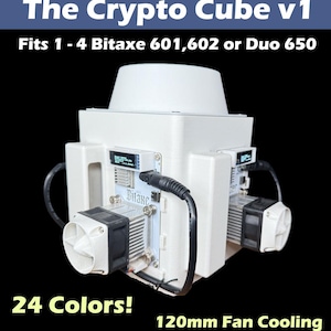 4-Bitaxe Gamma 601, 602 or Duo 650 Cooling Tower - For Overclocking (New Custom Colors)