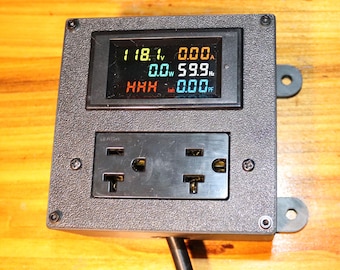 DROK Power Meter Case 120V/240V Crypto Miner Volt Amp Monitor Enclosure