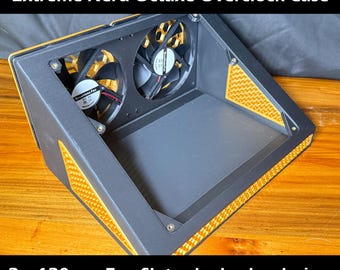 Extreme Overclocking NerdOCTaxe Case w/ Dual 120mm Fans – High Airflow Display Case
