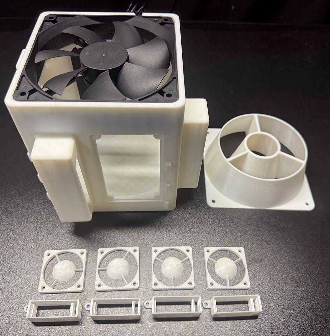 4-bitaxe Gamma 601, 602 or Duo 650 Cooling Tower - for