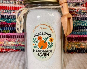 HE Safe Non-Toxic Powder Laundry Detergent • Vegan • Sensitive Skin • Eco-Friendly
