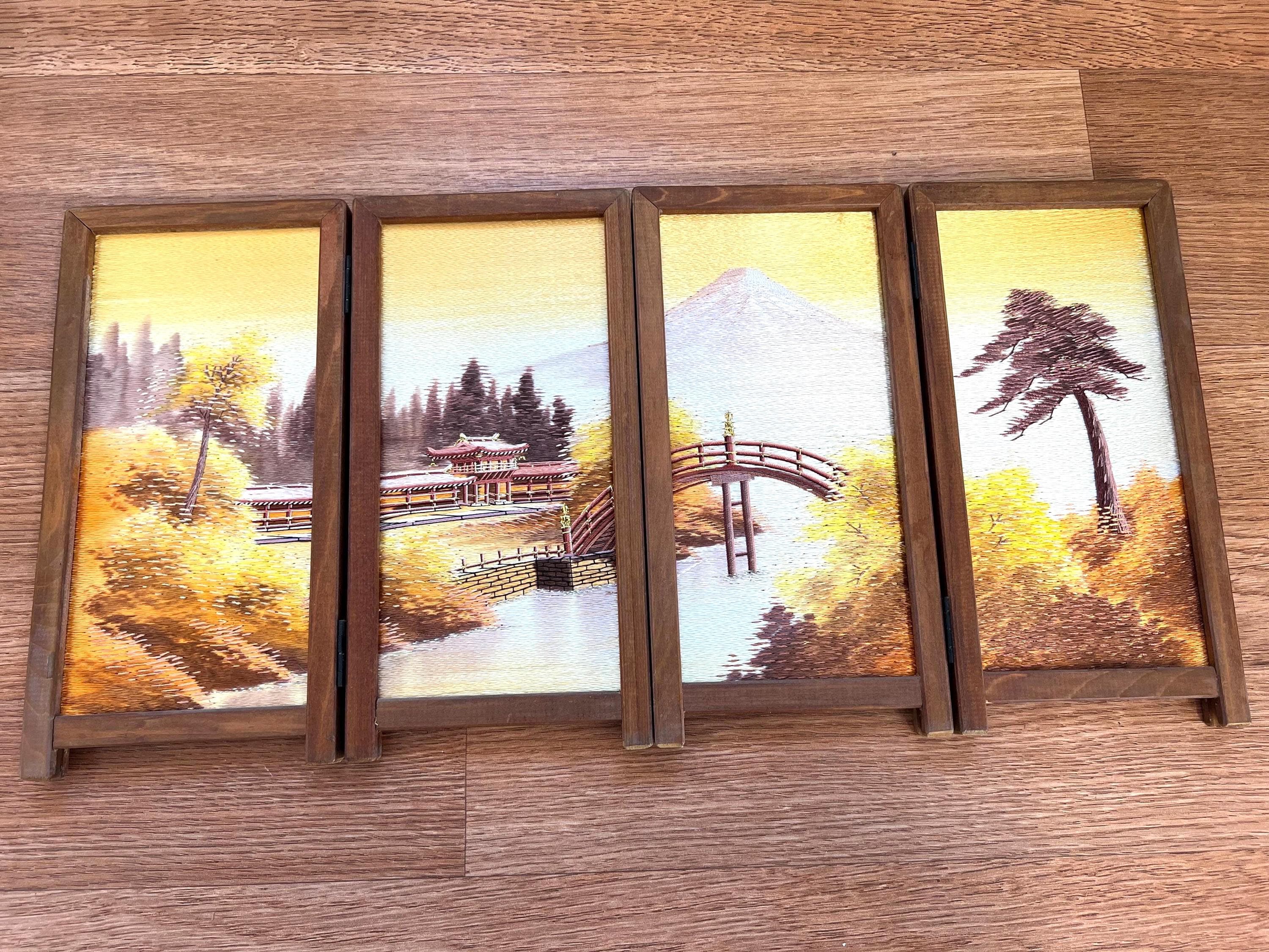 Vintage Japanese Byobu - Etsy