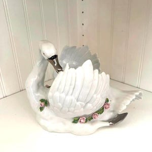 Dresden Swans - Etsy
