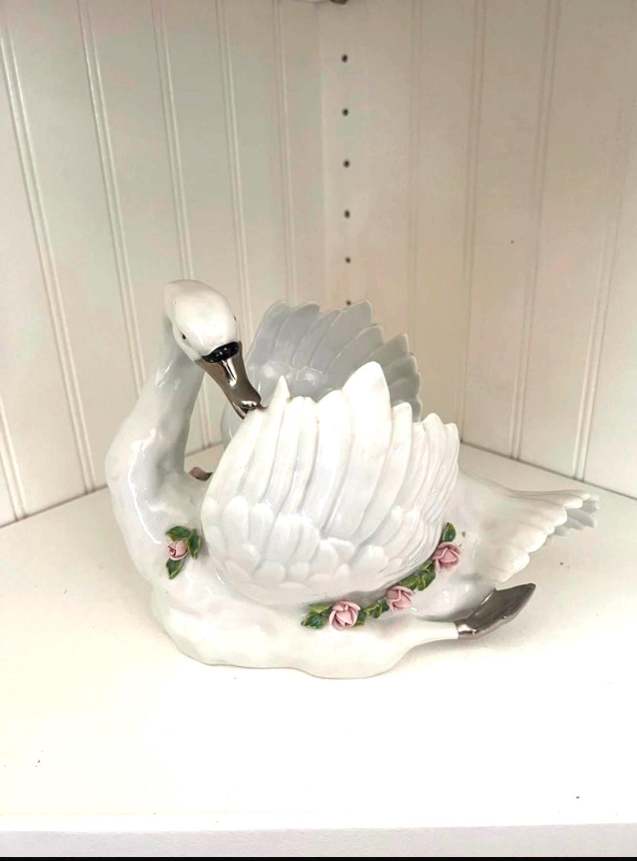 Dresden Swans - Etsy