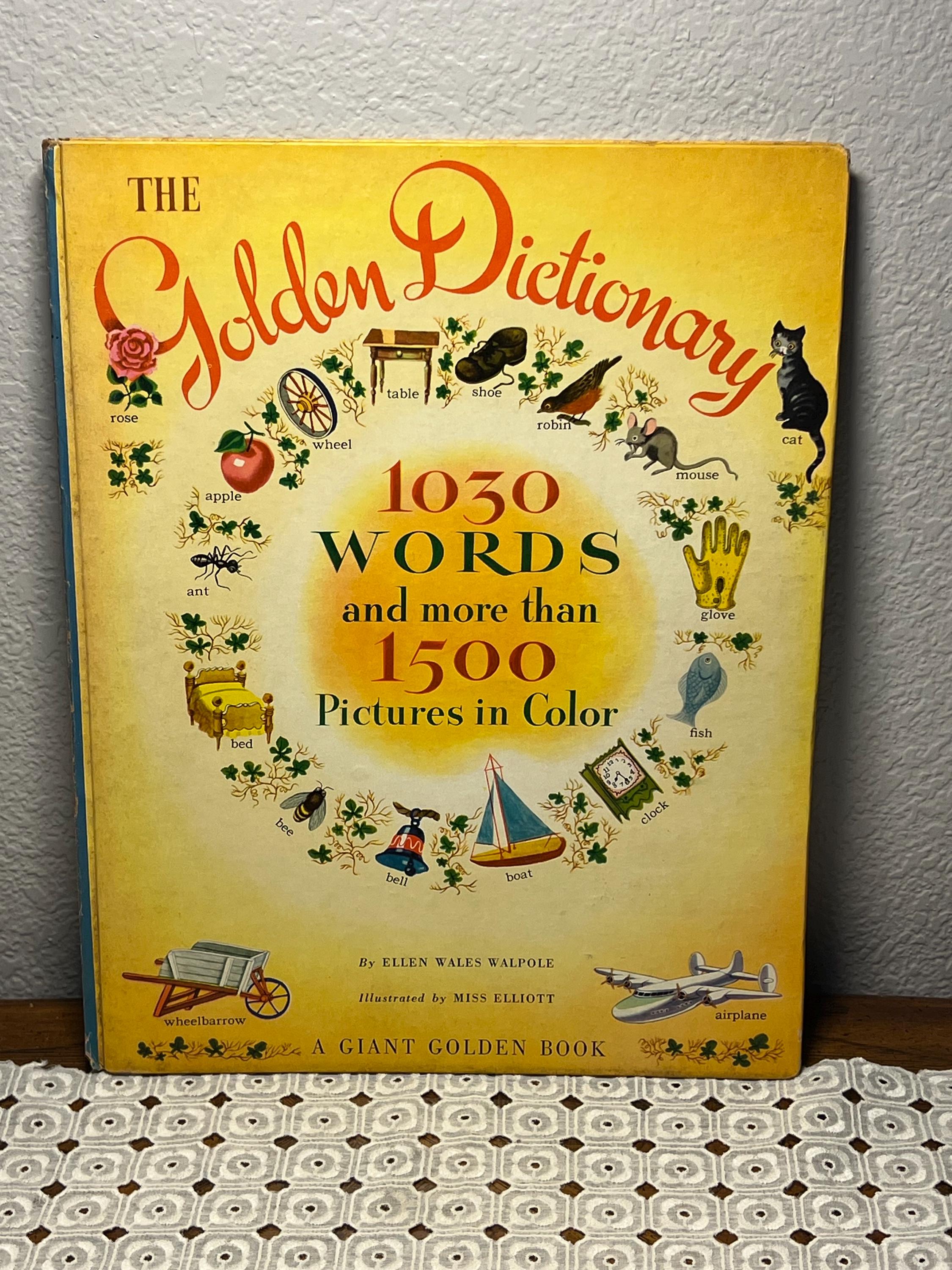 The Golden Book Illustrated Dictionary - Etsy