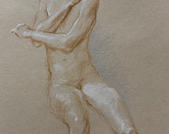 Nude Woman Sitting