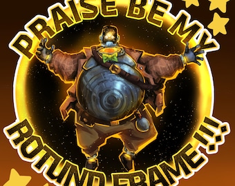 Dynamo Rotund Frame Stickers | Deadlock