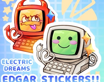 EDGAR ELECTRIC DREAMS 1984 Stickers