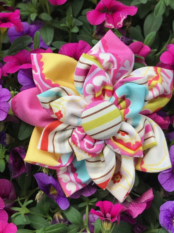 Maisie S Hair Bow In Yellow Etsy