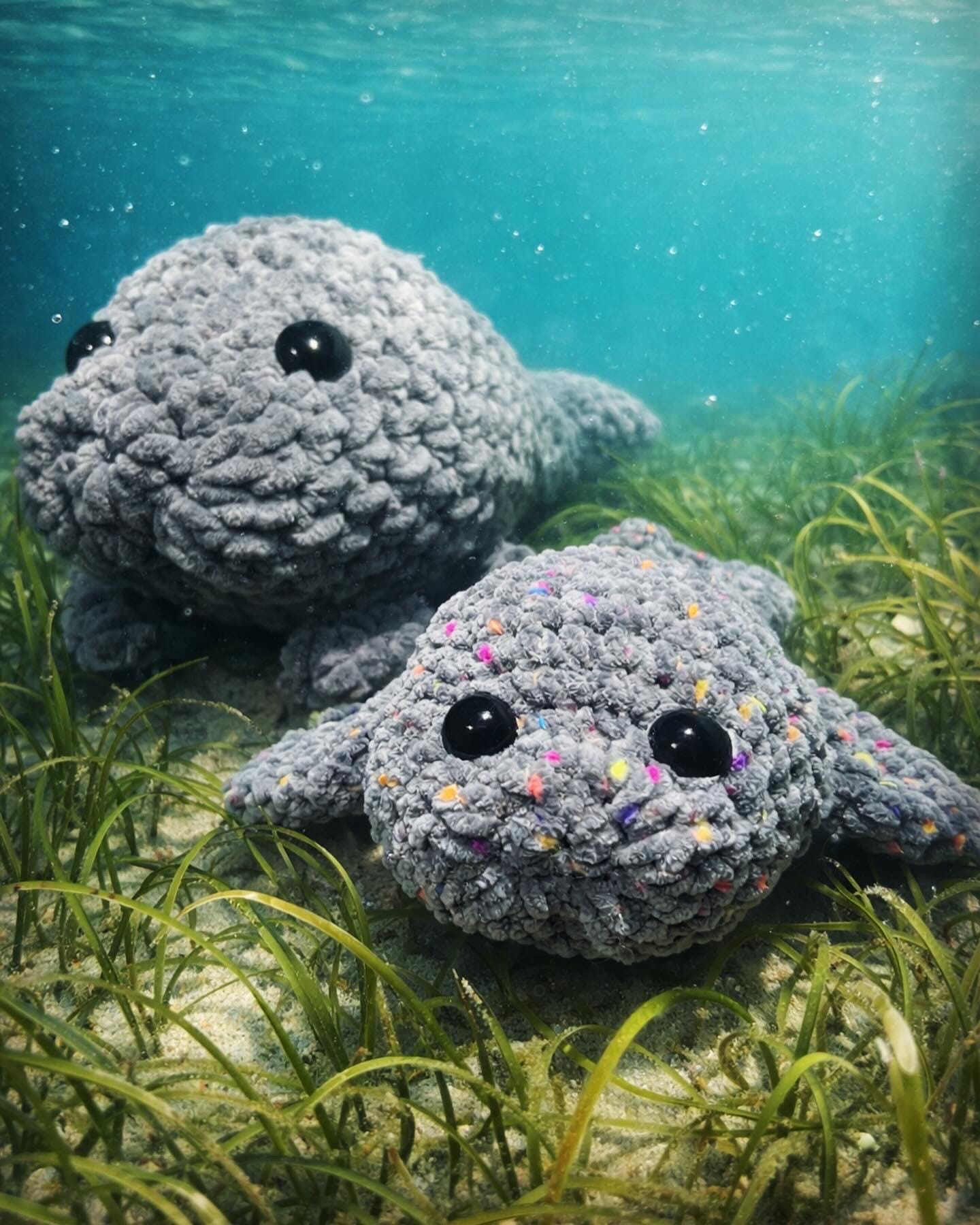 Mackenzie the Low-Sew Manatee Crochet Pattern