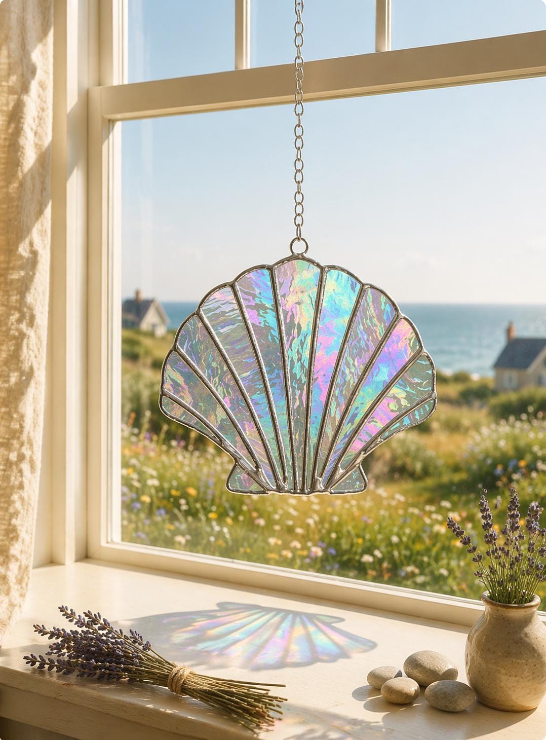 Sea glass mirror - Etsy 日本