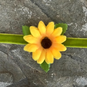 Sunflower Choker Necklace