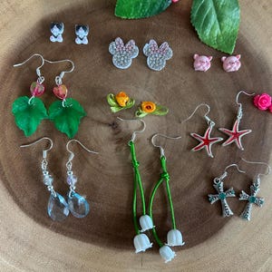 Lot of 10 pairs of earrings