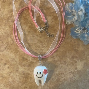Collar de hadas de dientes y carta imprimible