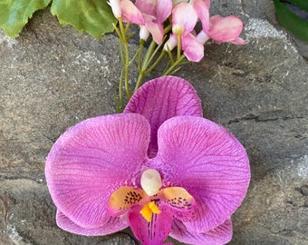 Épingle à cheveux fleur d'orchidée