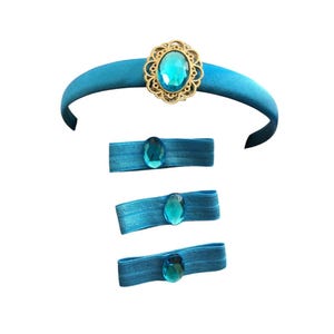 Satin Headband and Hair bands Costume Set