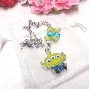Green Alien Necklace