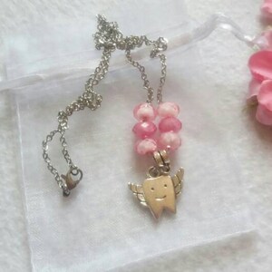 Collar de hadas de dientes y carta imprimible