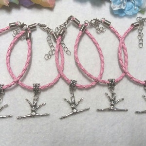 10 Gymnastics Bracelets Party Favors