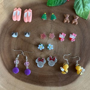 Lot of 10 pairs of earrings