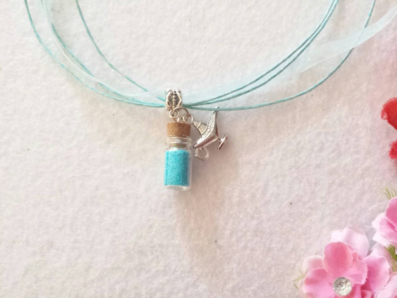 10 Genie in a Bottle Necklaces Party Favors. image 1