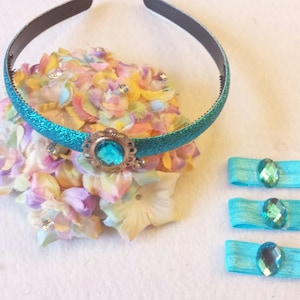 Glitter Headband and Hair bands Costume Set