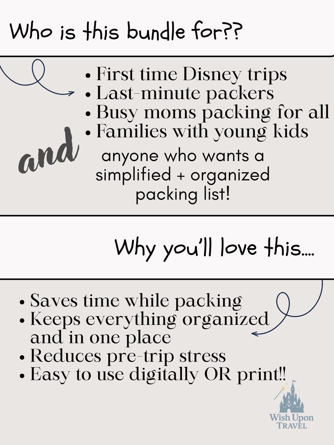 Disney Packing Checklist | Family Disney Documents | Kids Packing List ...